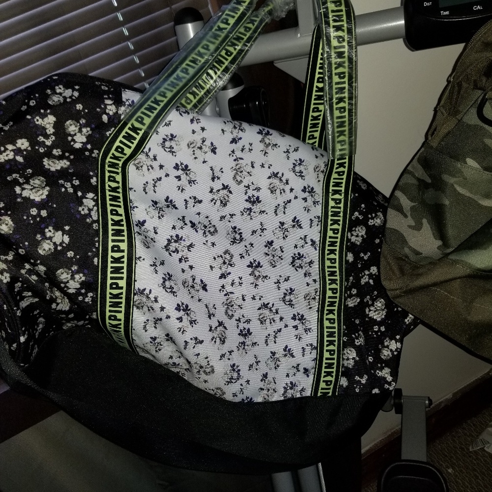 PINK duffel